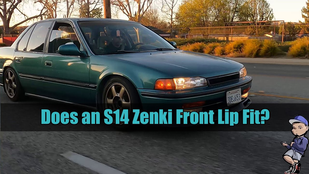 S14 Zenki Front Lip on a CB7 Accord + Junkyard Treasures