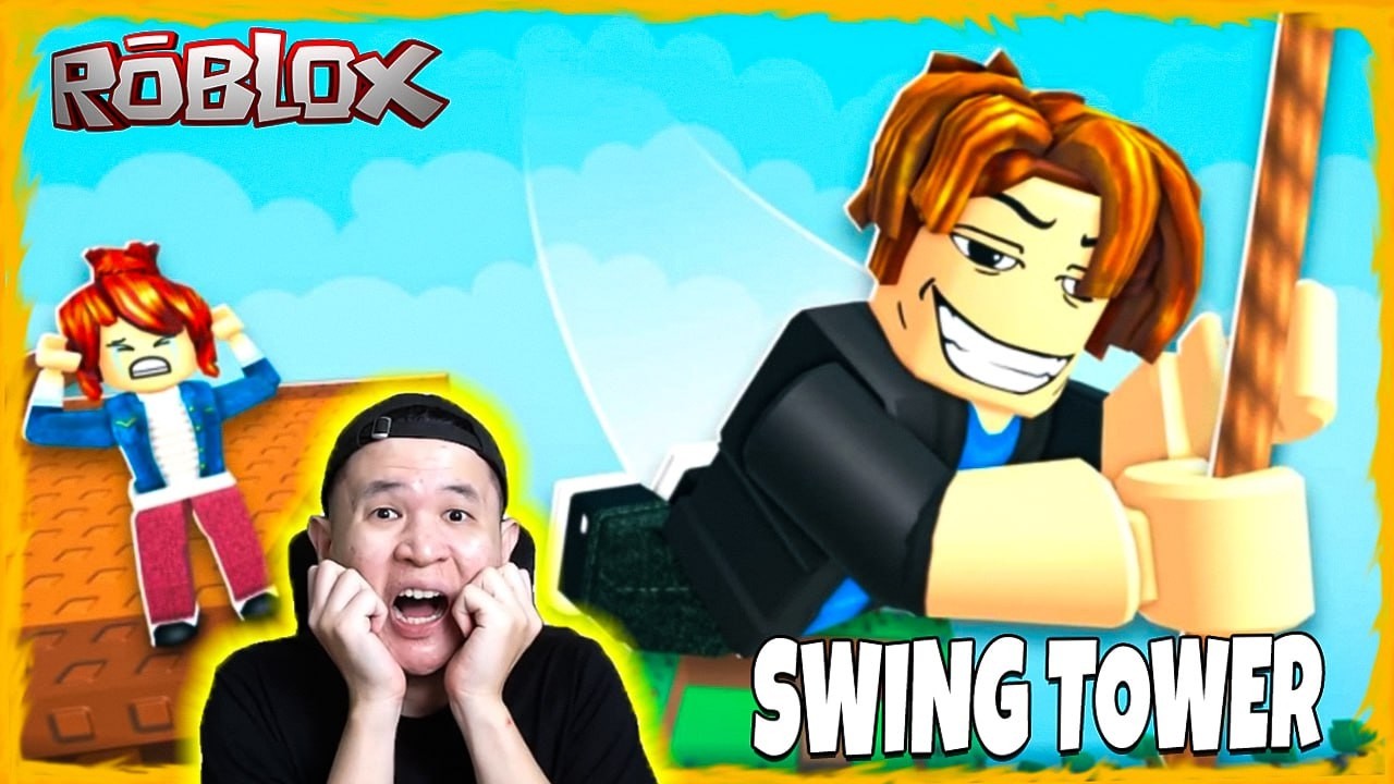 NGABUBURIT DAY 4 SWING TOWER !!! #roblox #shorts #livestream