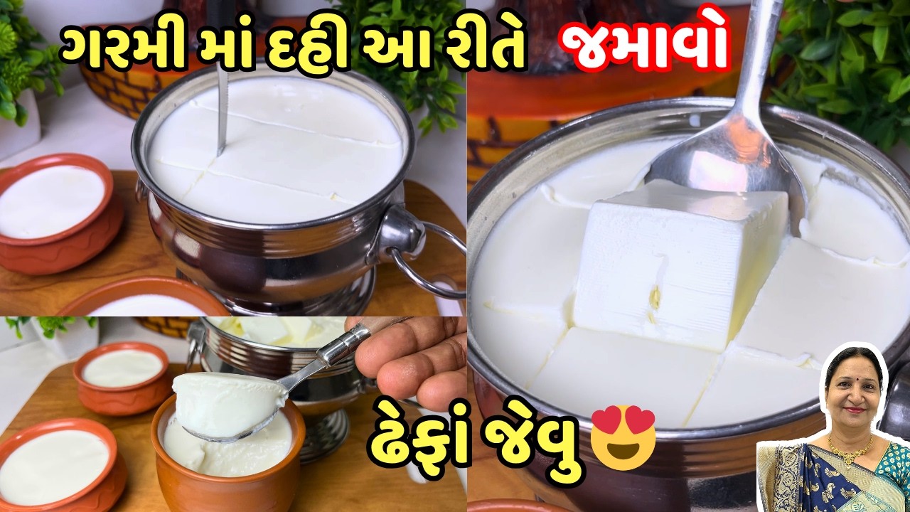 ડેરી જેવું ઘાટ્ટું દહીં જમાવવાની પરફેક્ટ રીત | Dahi Jamavani Rit | Thick Curd Recipe at Home