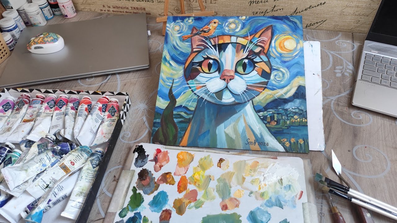 Рисовалка-болталка. Снова коты. Выставка. Продажи.