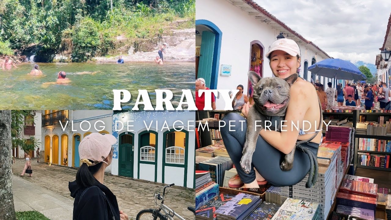 paraty com o pet ᯓᡣ𐭩 cachoeira do crepúsculo, praias e gastronomia (vlog)
