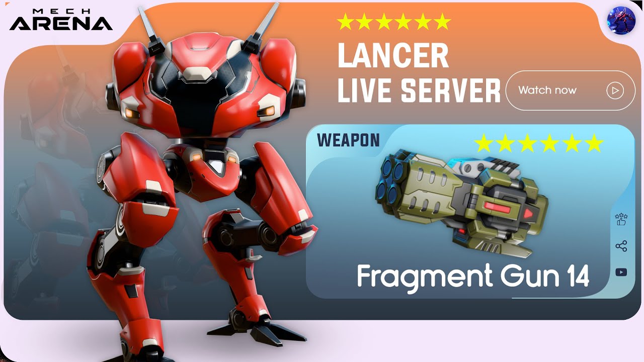 Lancer Fragment Gun 14: Unveiling a surprising new way to play - Mech Arena