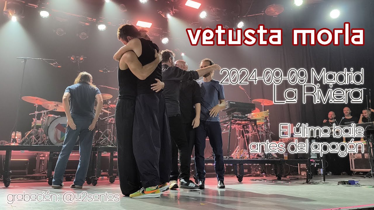Vetusta Morla - El último baile antes del apagón - 2024-09-09 Madrid (La Riviera) [audio completo]