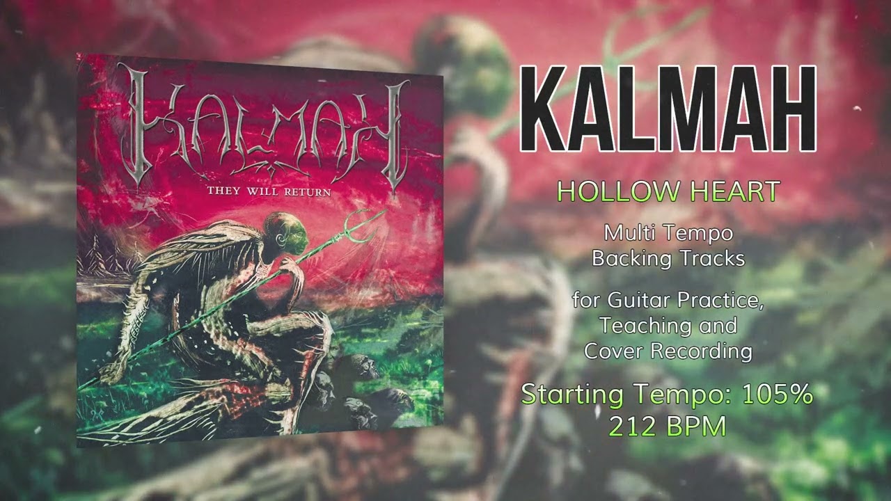KALMAH - Hollow Heart - 105% Tempo (212 BPM) Backing Track
