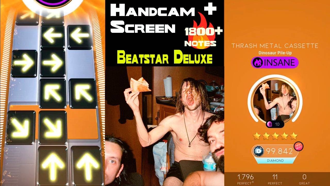THRASH METAL CASSETTE But BUFFED to INSANE | Dinosaur Pile-Up | Handcam + Screen