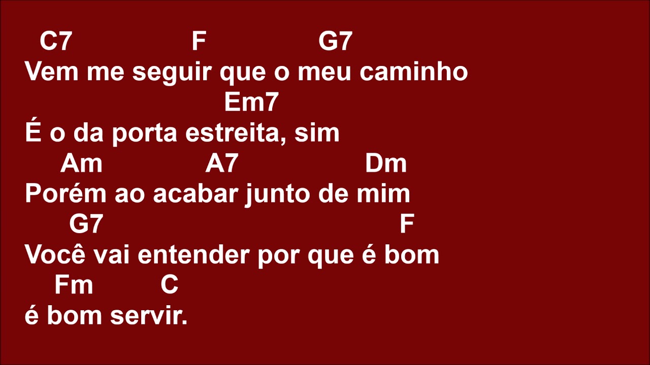 [COMUNHÃO] CAMINHADA