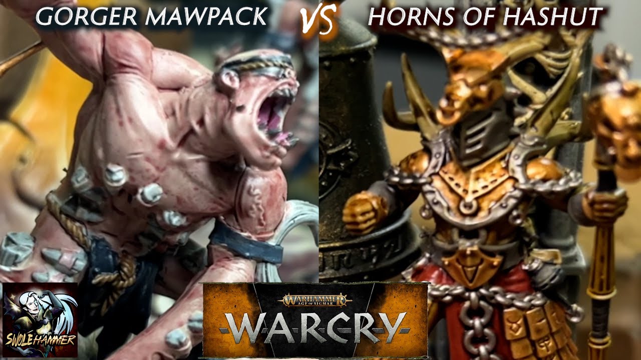 Warcry 2.0 Battle Report: Gorger Mawpack vs Horns of Hashut