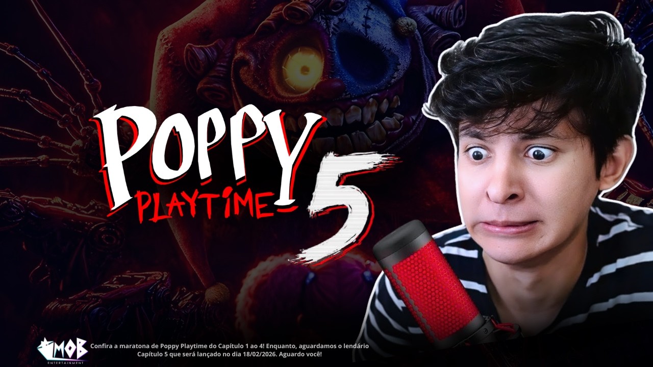 POPPY PLAYTIME: Capítulo 5! AO VIVO! ATÉ ZERAR!
