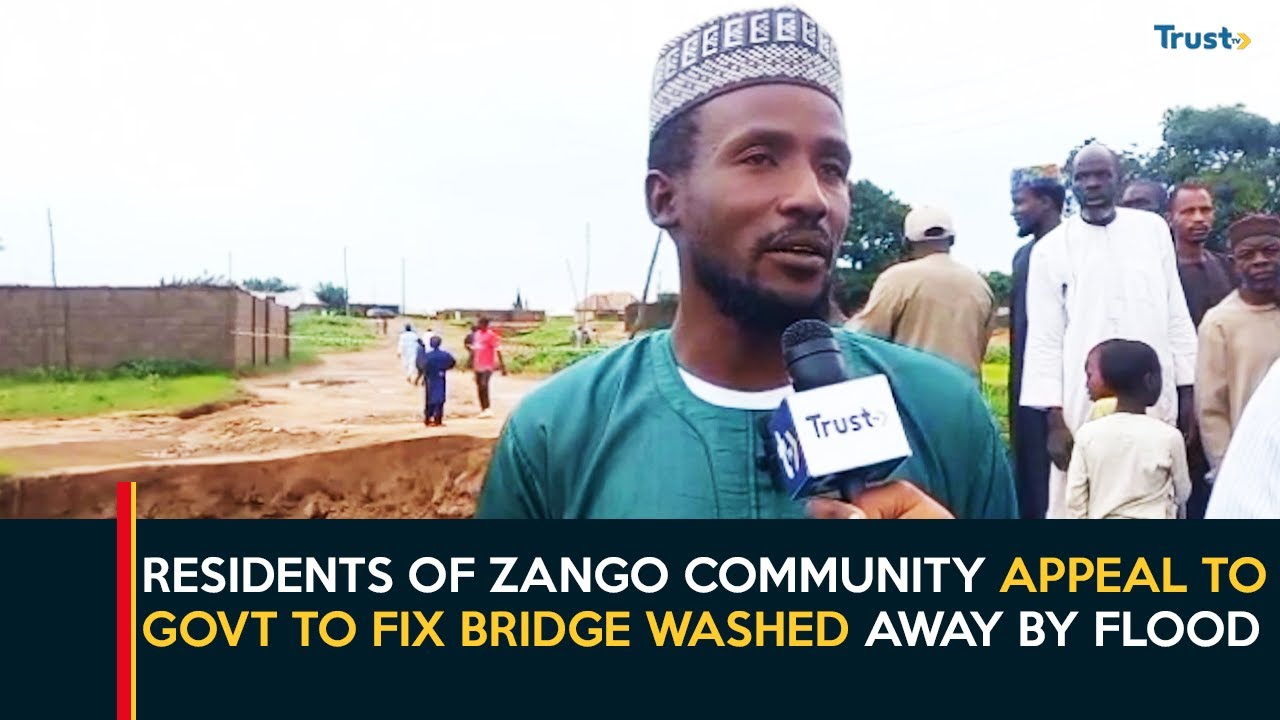 Bauchi Bridge Collapse: Residents Of Zango Community Appeal To Govt To Fix Bridge Washed Away