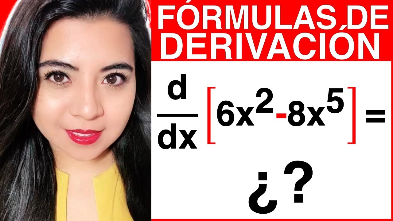 DERIVAR una RESTA DE FUNCIONES - FÓRMULAS para DERIVAR #6 - Ejercicio #1