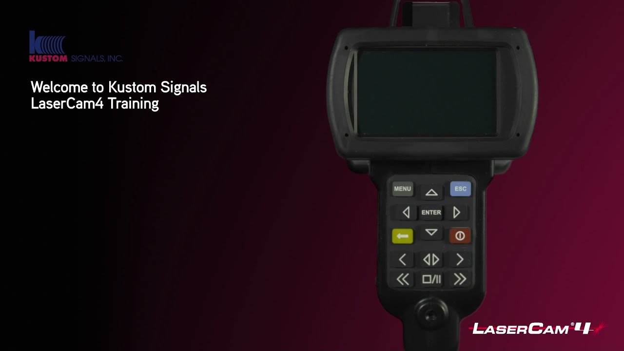 Kustom Signals LaserCam 4 Training