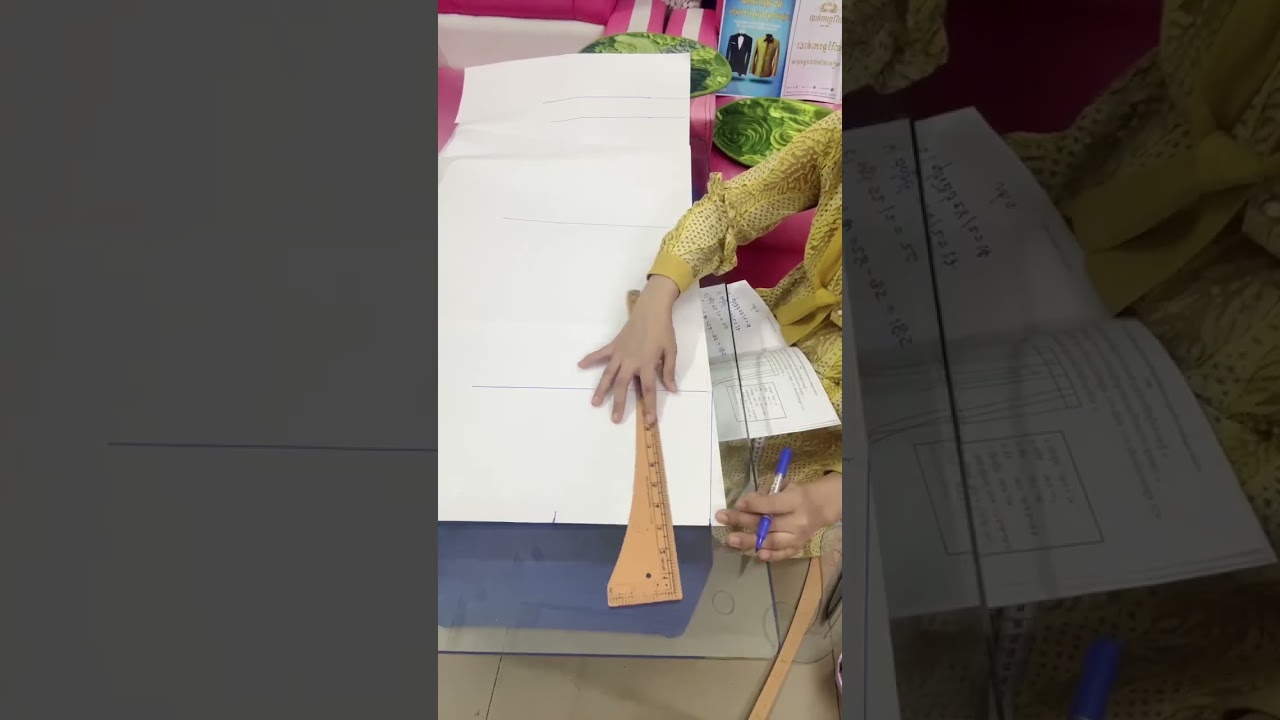 របៀបកាត់ខោរាងនារី ភាគ១