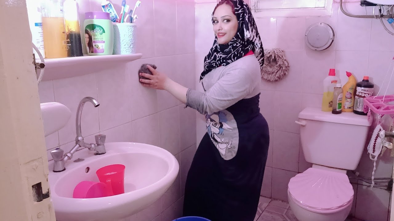 🧿تعقيم و🚿تنظيف الحمام🛁🚽وغسيل الكوتشات🩰👟باخلطه جباره🔥