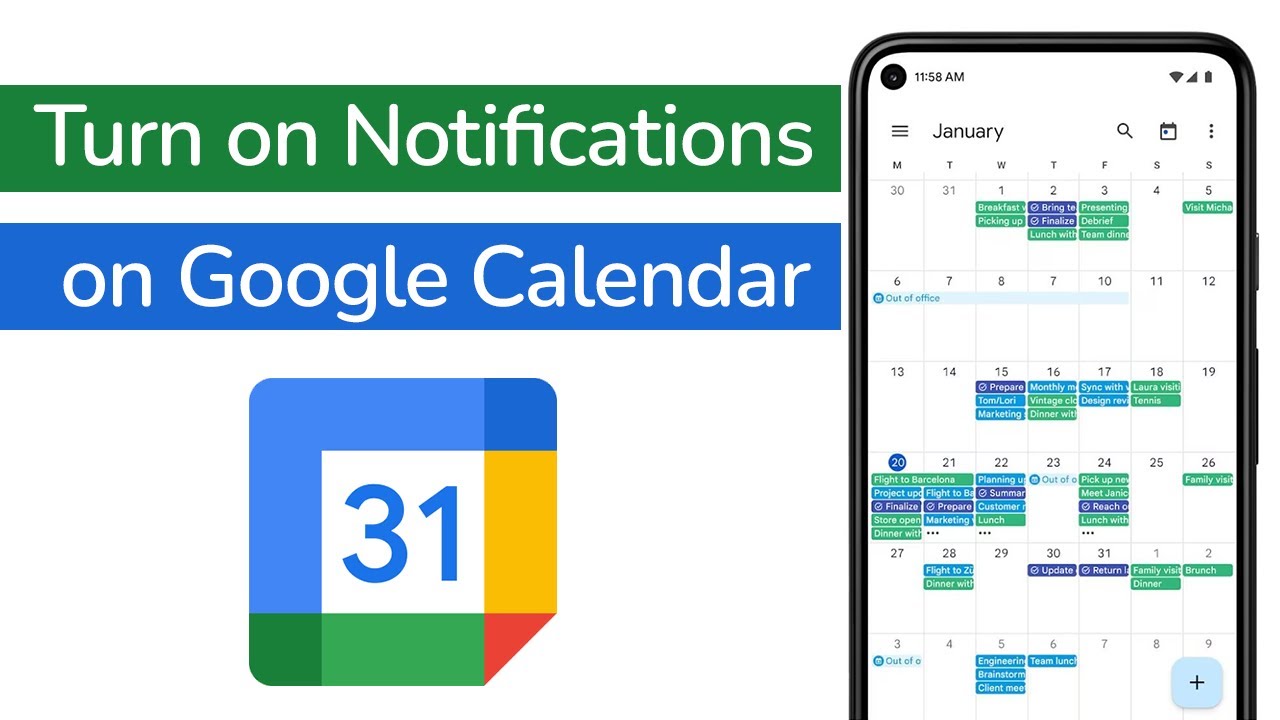 How to Turn on Notifications on Google Calendar?