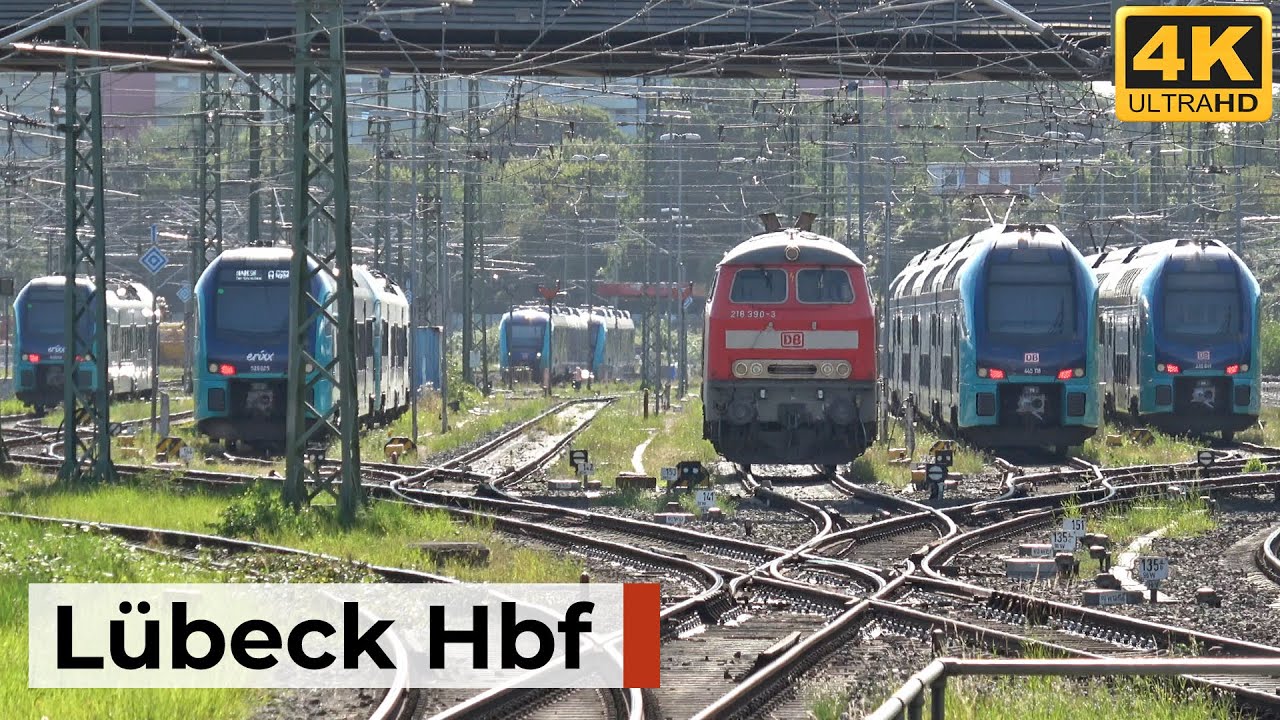 Lübeck Hbf 16.08.2025 - Vielfältiger Regionalverkehr, Dieselklassiker & Bahnalltag im Norden
