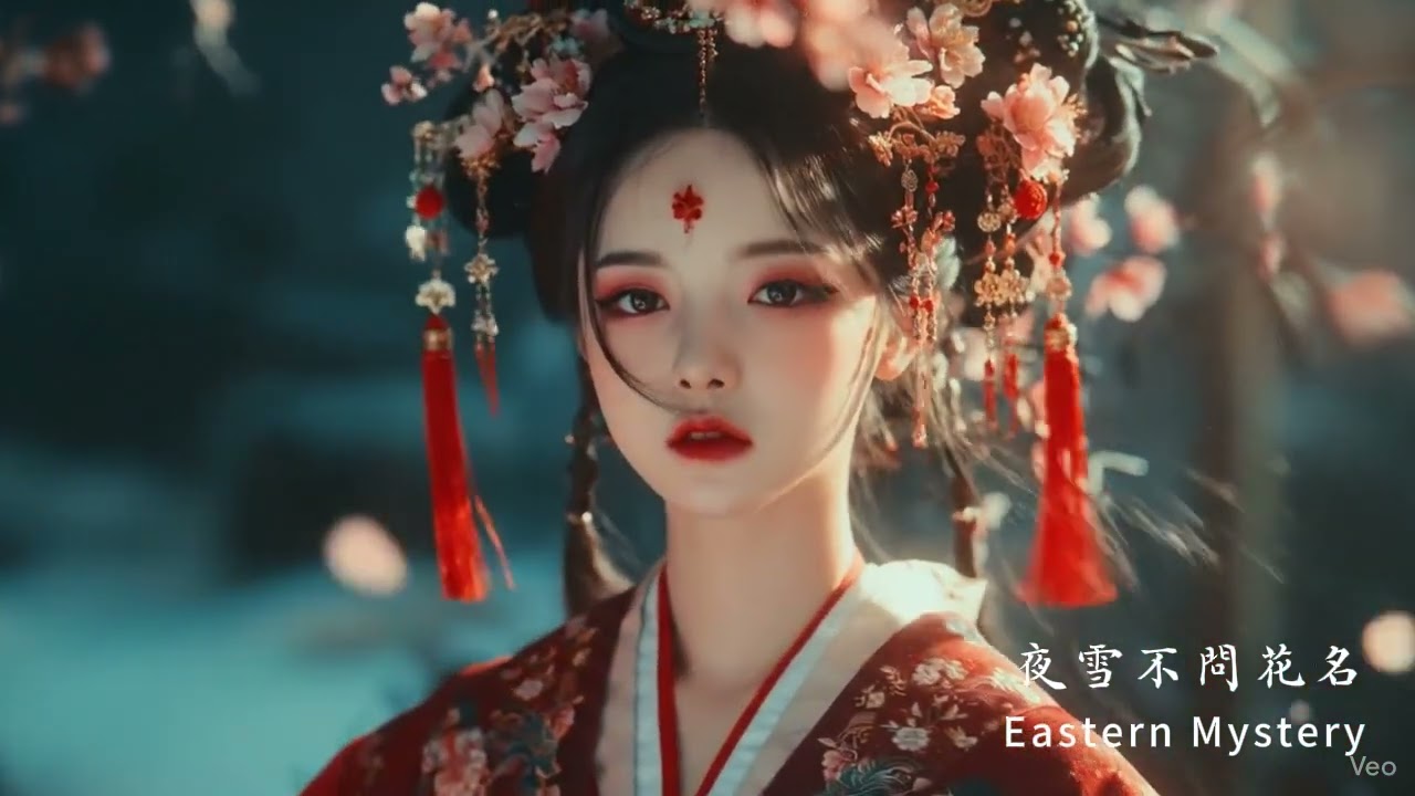 【夜雪不問花名】古代仙境冥想音樂｜Ancient Chinese Fantasy | Meditation Music #XianxiaMusic  #仙俠音樂 #國風音樂 #古箏音樂 #東方音樂