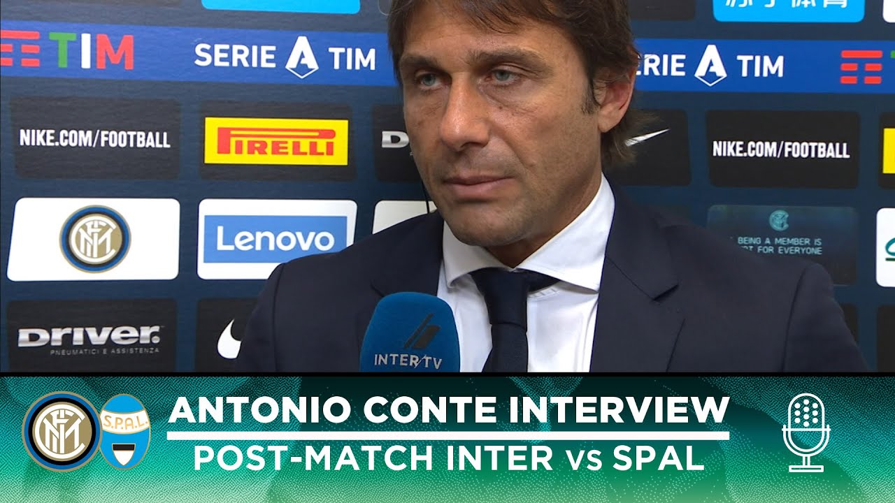 INTER 2-1 SPAL | ANTONIO CONTE EXCLUSIVE INTERVIEW: 