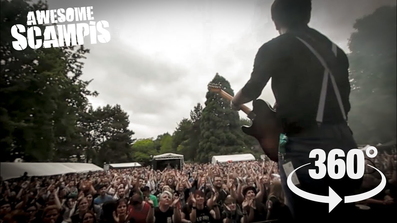 Awesome Scampis / EselRock 2017 in Wesel - Tauben vergiften / Star Wars Cantina Song | 360&deg; VR