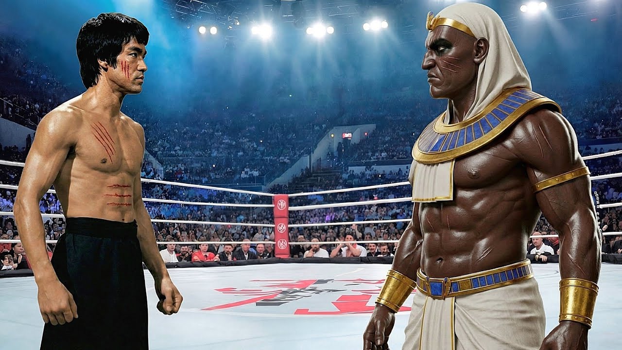 Эпическая битва: Брюс Ли против проклятого стража фараона.