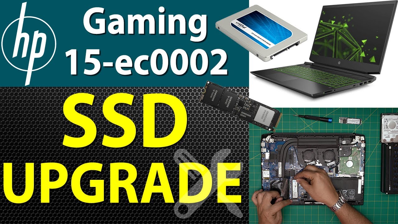 How to Upgrade Storage (SSD/HDD) for HP Pavilion Gaming 15 Ec0002 - Step-by-Step Guide💻