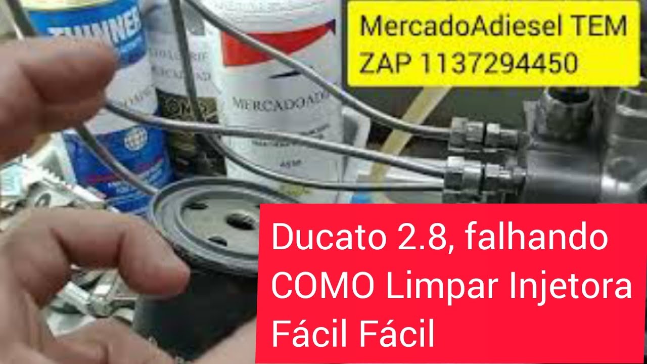 Ducato 2.8, Como LIMPAR bomba injetora FÁCIL FÁCIL