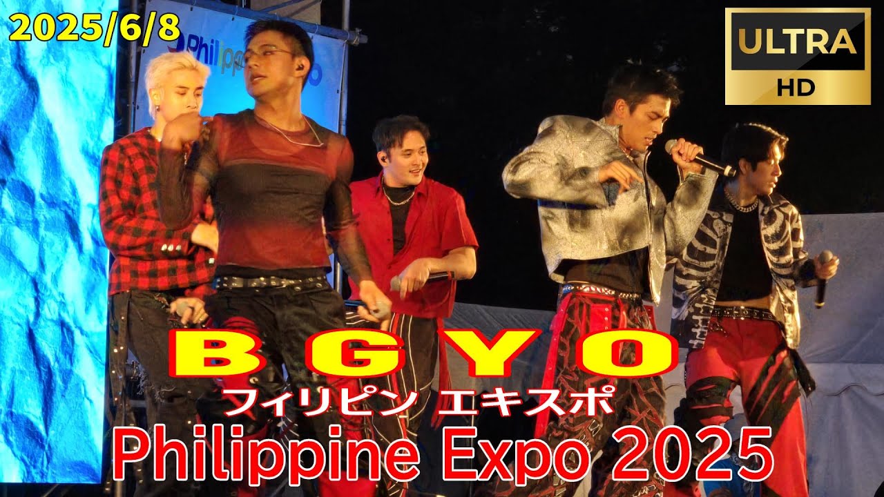 2025/6/8  Philippine Expo『BGYO Live Show in Tokyo  Japan 2025』 #上野公園  #フィリピン #フィリピンエキスポ #ボーイズグループ