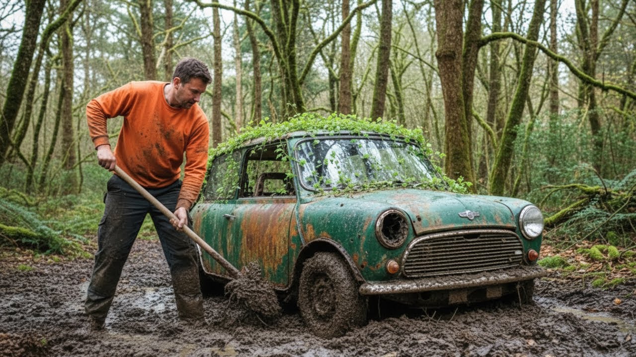 ASMR Car Restoration 1967 Mini Cooper Mk1 Abandoned & Damaged To Like New | KSuper car restoration