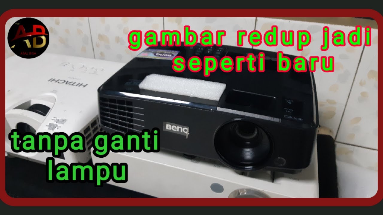 Memperbaiki proyektor gambar redup tanpa ganti lampu