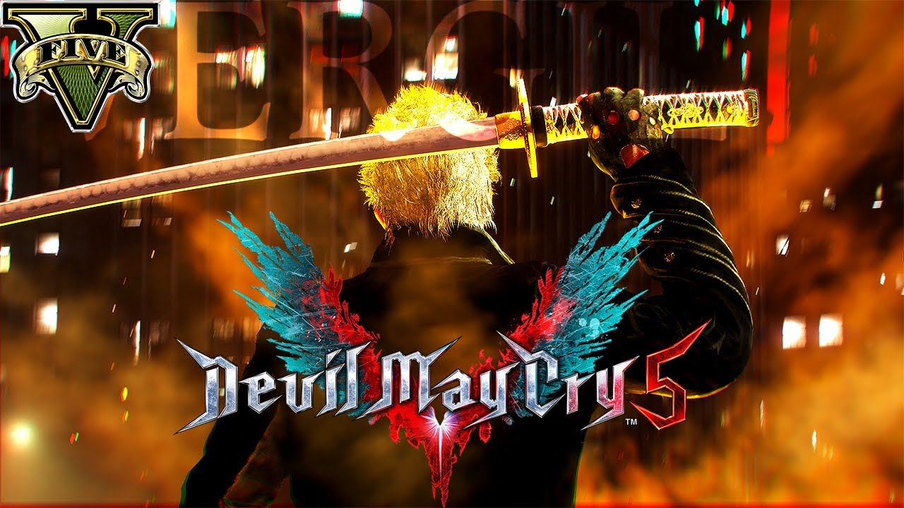 GTA 5 - DMC Vergil slaughters demons | Devil May Cry