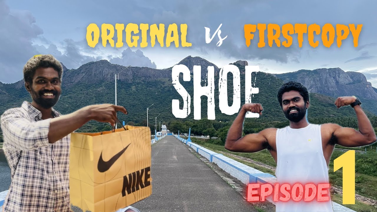 How to choose a shoe for marathon firstcopy vs original and 🏃 Run on Thirumoorthy dam😎