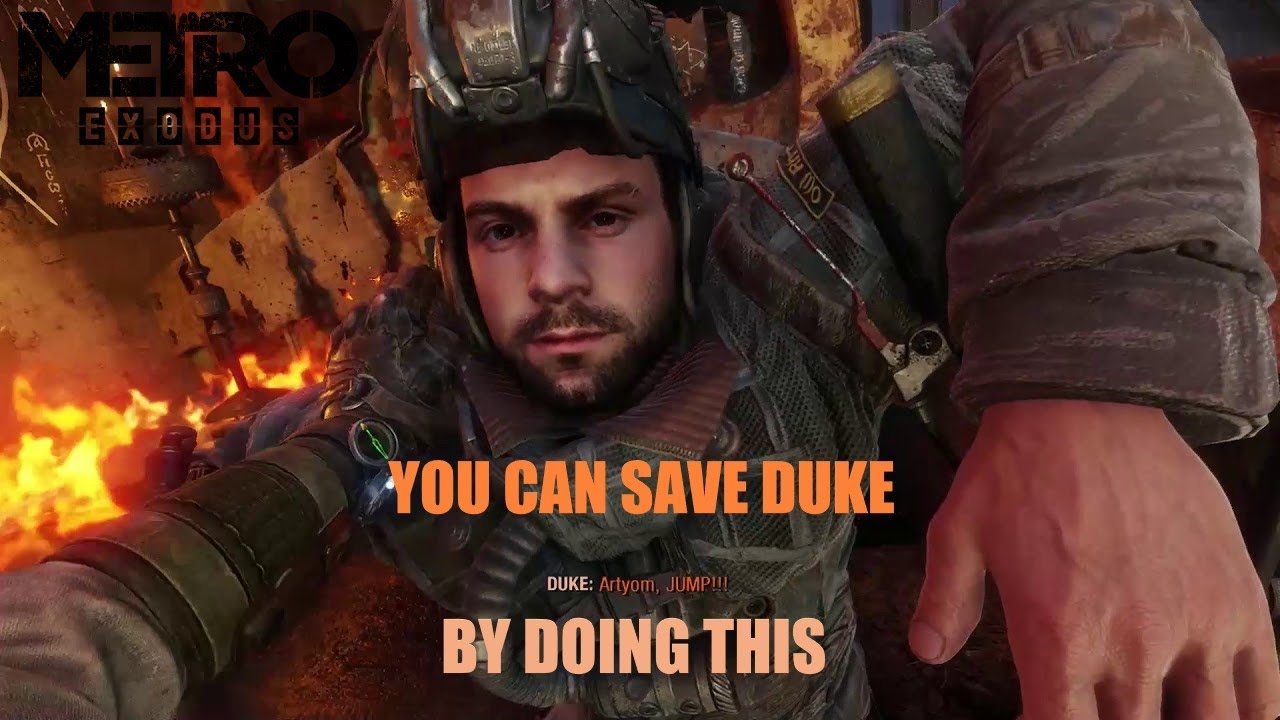 things you need to do to save duke in volga METRO EXODUS #metroexodus #duke'sdeath