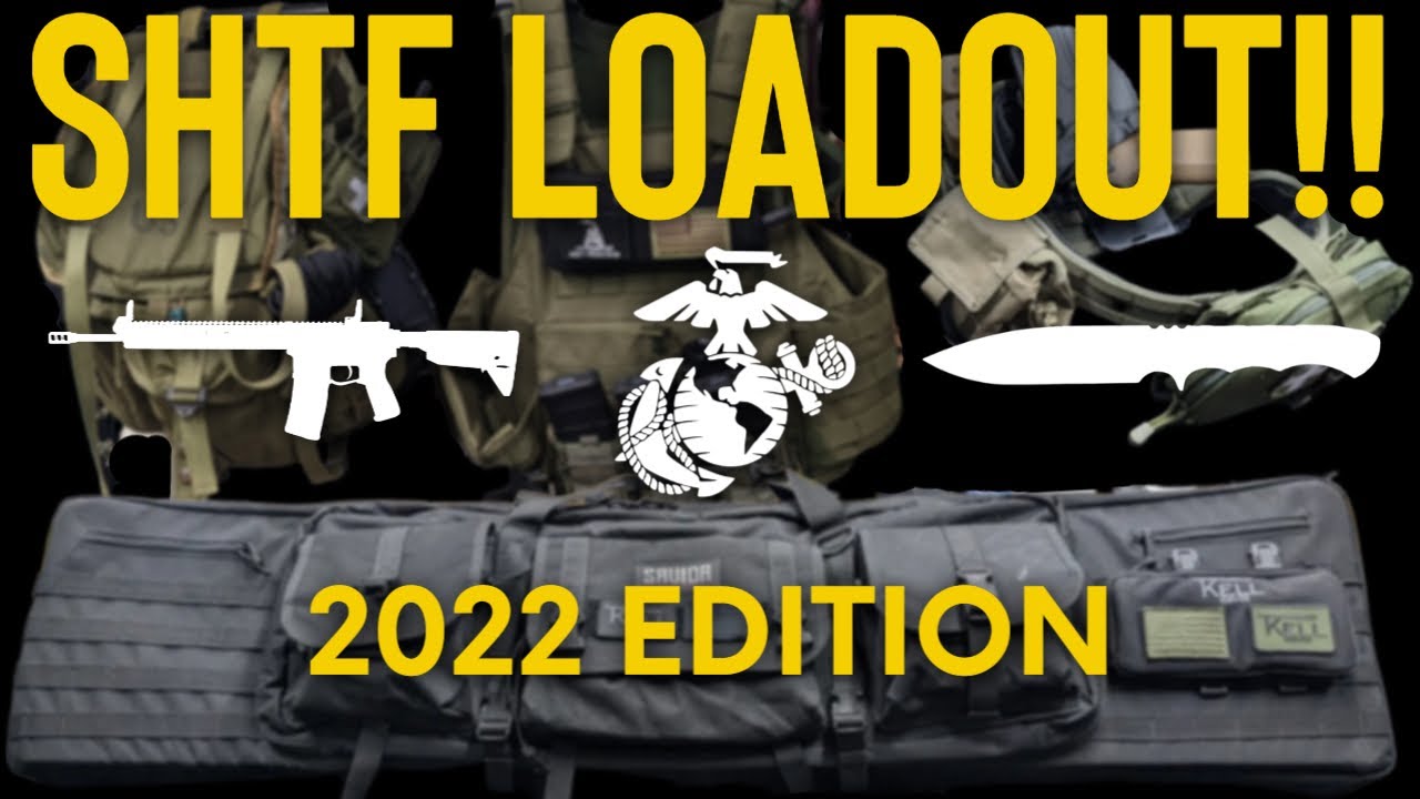 SHTF Tactical Loadout 2022. Be Prepared. Essential Survival Gear for Emergency Preparedness