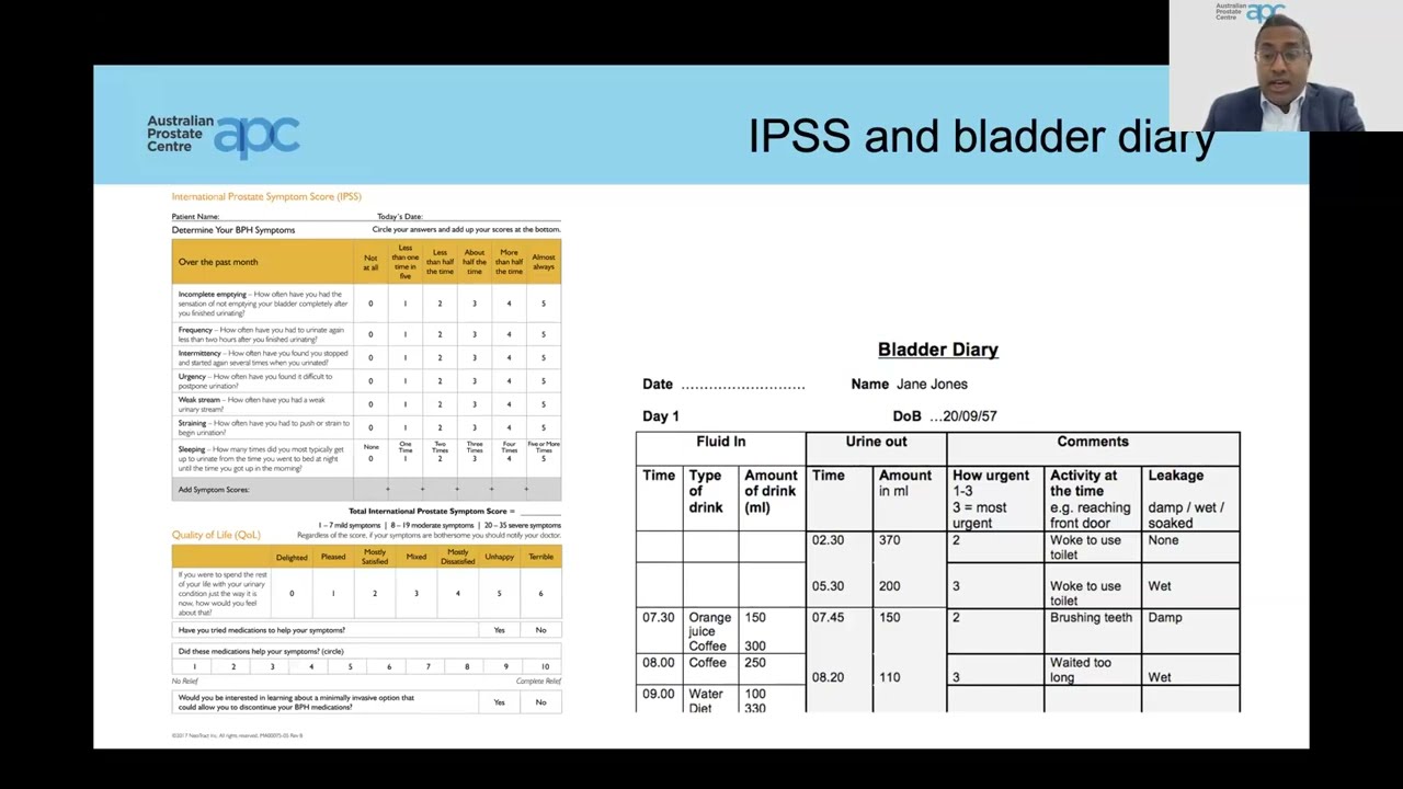 Male Lower Urinary Tract symptoms with a focus on Benign Prostatic Hyperplasia