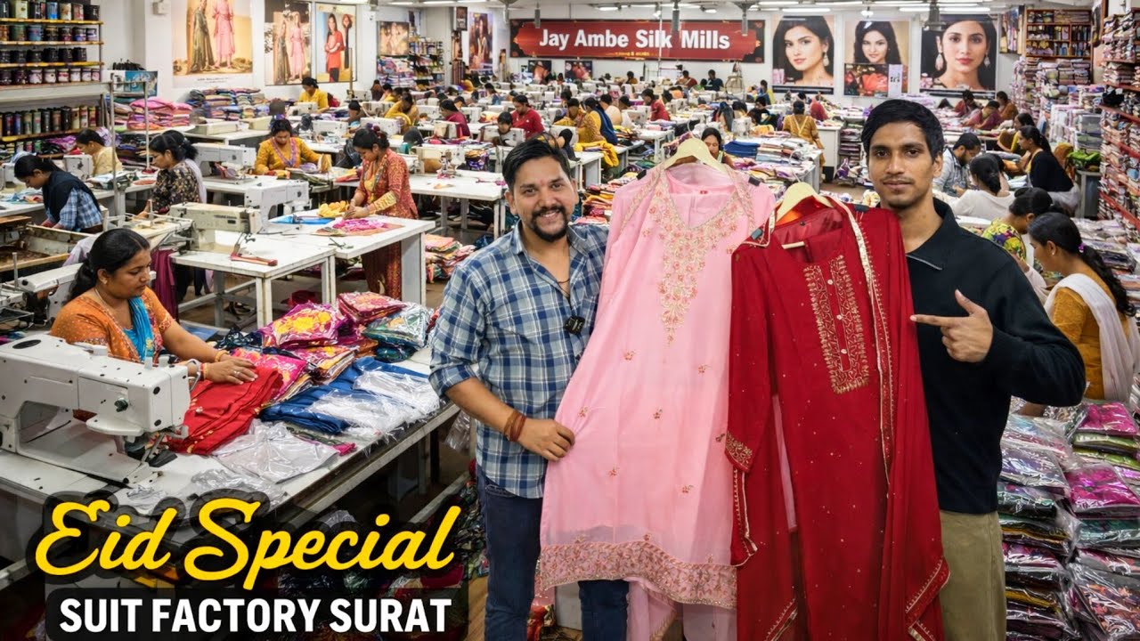 Inside Surat Suit Market 😱 | Cheapest to Expensive Suit | Full Shopping Vlog