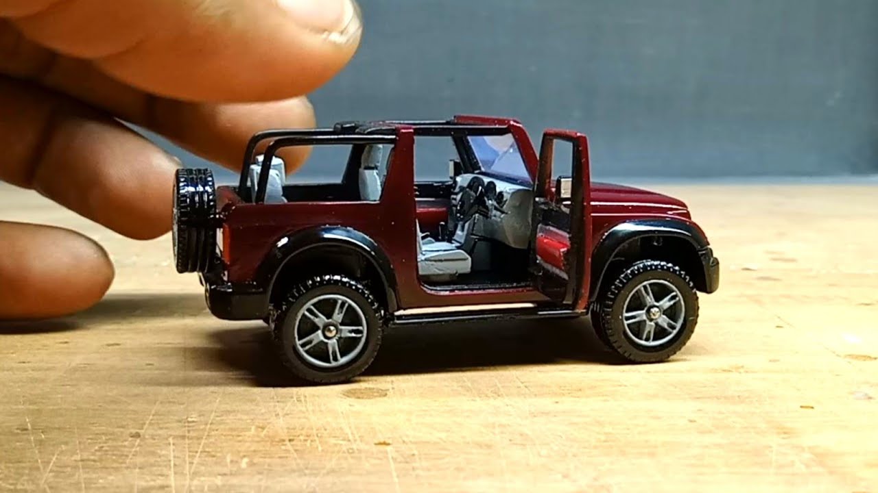 I made Mahindra Thar from PVC  AMAZING build