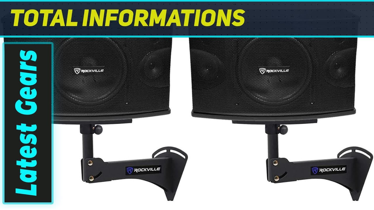Rockville KPS10: Amazing Karaoke & Pro Audio Speakers!