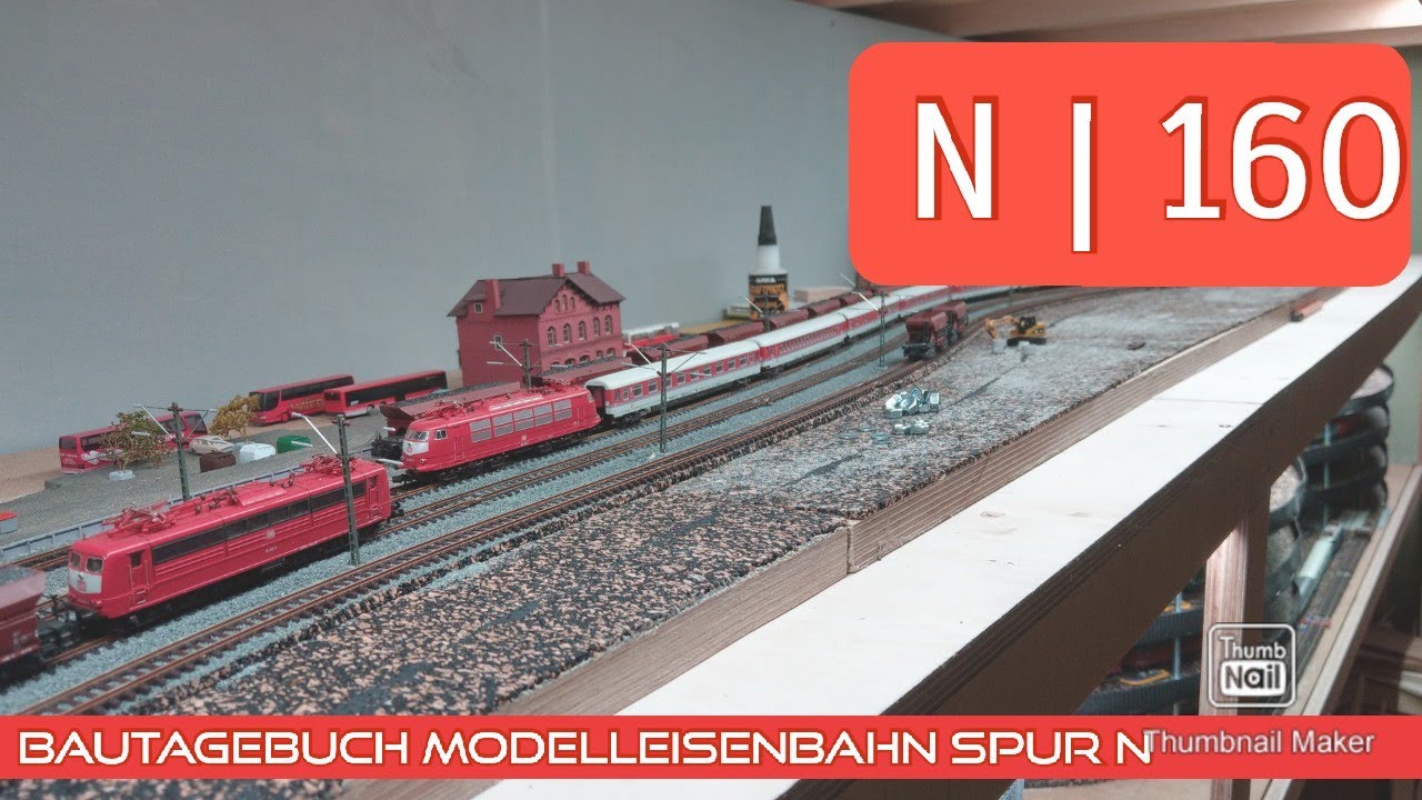 Gedanken zu meiner Modelleisenbahn / Gleisplan / Steuerung / Betrieb Spur N / Bau einer Modellbahn