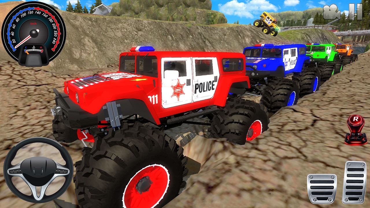 Offroad 4x4 Hammer Monster Truck Driving #2 - SUV Jeep Cars Drive Simulator - Android GamePlay 2026