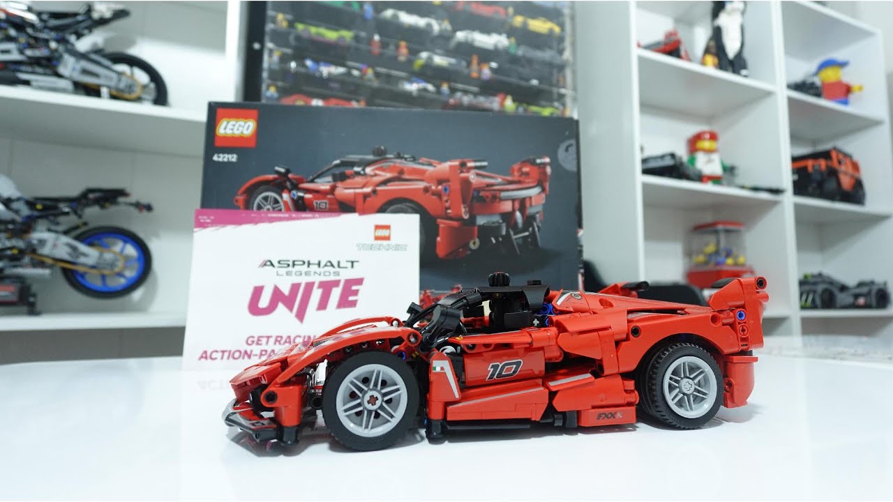 New LEGO Technic 42212 Ferrari FXX K | Speed Build Review  & Secret Asphalt Code Here!