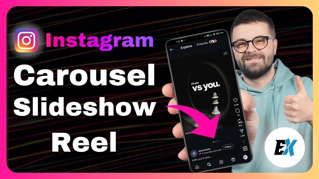 How to Create a Carousel Slideshow Reel on Instagram - Post Multiple Photos as a Reel