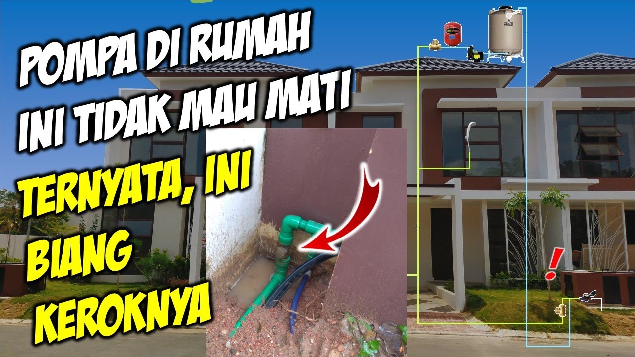 Cara merancang perpipaan, tandon, dan pompa yang efisien dan serba otomatis