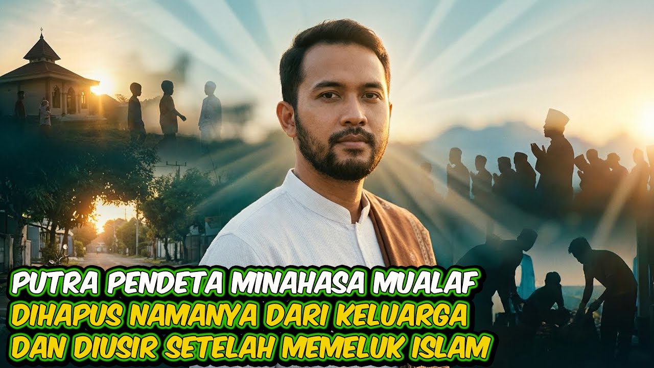 ANAK PENDETA MINAHASA MASUK ISLAM, KELUARGA HAPUS NAMANYA DAN MENGUSIRNYA!!