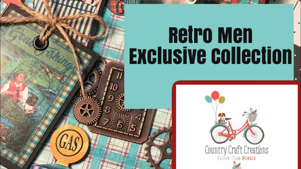 Simple Folio with the Exclusive Collection Retro Men Tutorial 2 of 3 | CCC Design Team Project