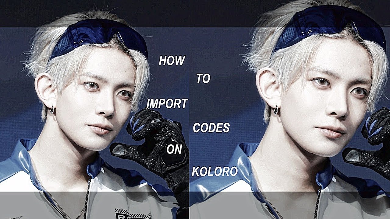 How to import codes on Koloro?