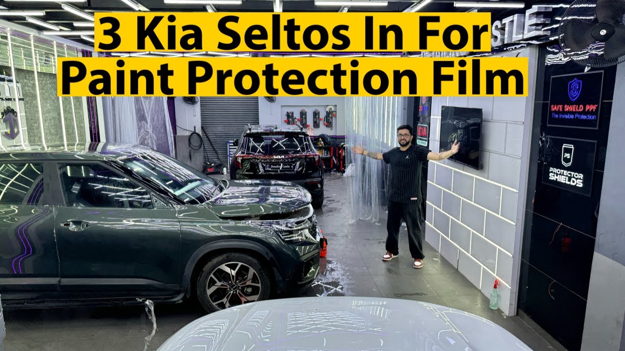 New Kia Seltos Paint Protection Film Installation | Best Detailing Store In Delhi | Detailing Castle