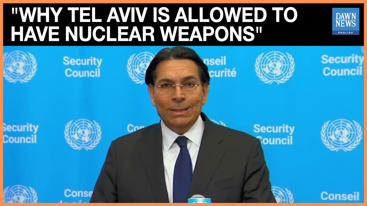 UN Ambassador for Israel Danny Danon Pressed on Israel Nuclear Policy | Full Press Conference