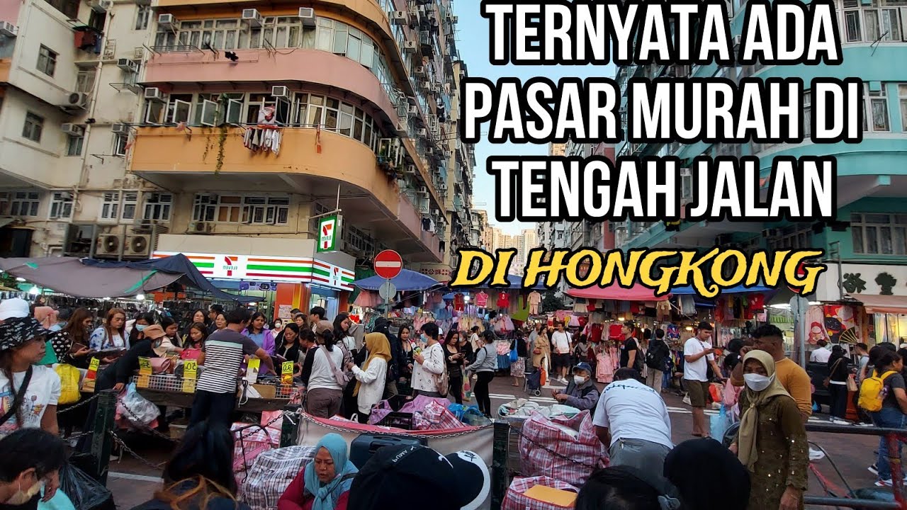VLOG ‼️DI HONGKONG ADA PASAR TERMURAH DI TENGAH JALAN SHAM SHUI PO  @Jupeofficial.