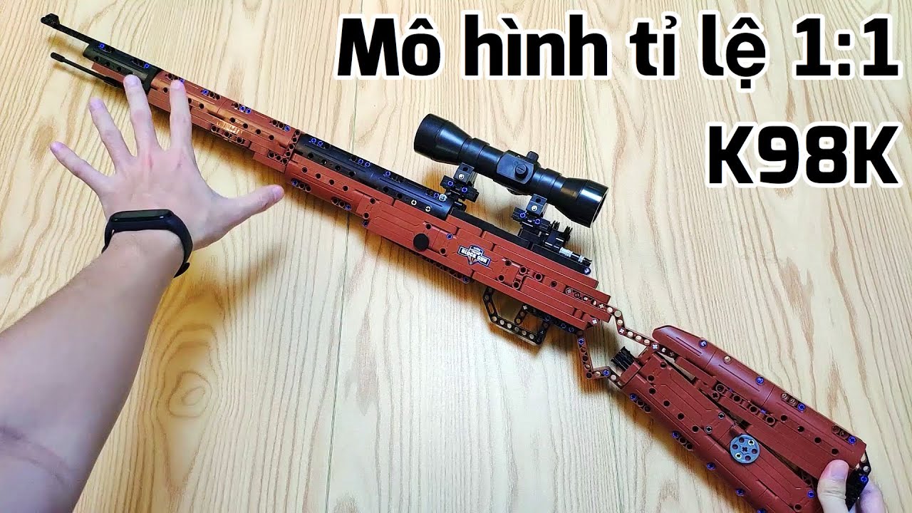 Thử mua K98 PUBG xếp hình bằng Lego trên Shopee