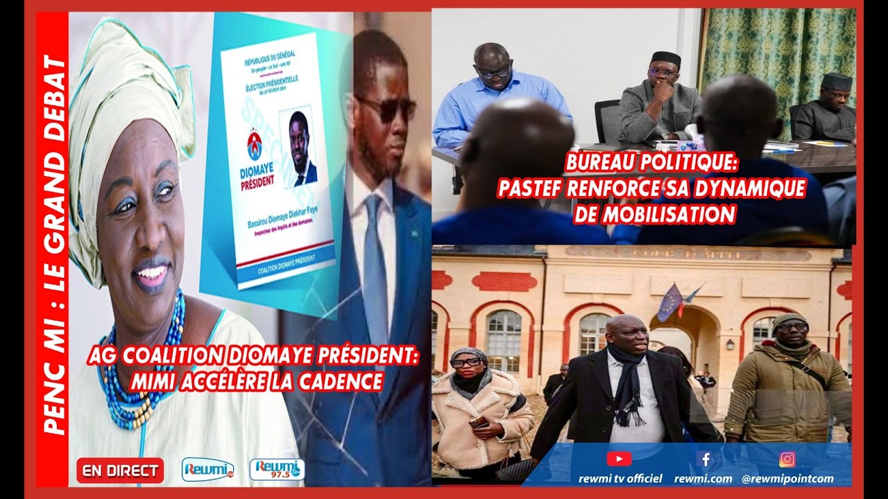 🛑AG coalition Diomaye président: Mimi accélère la cadence - Extradition de Madiambal, le verdict...