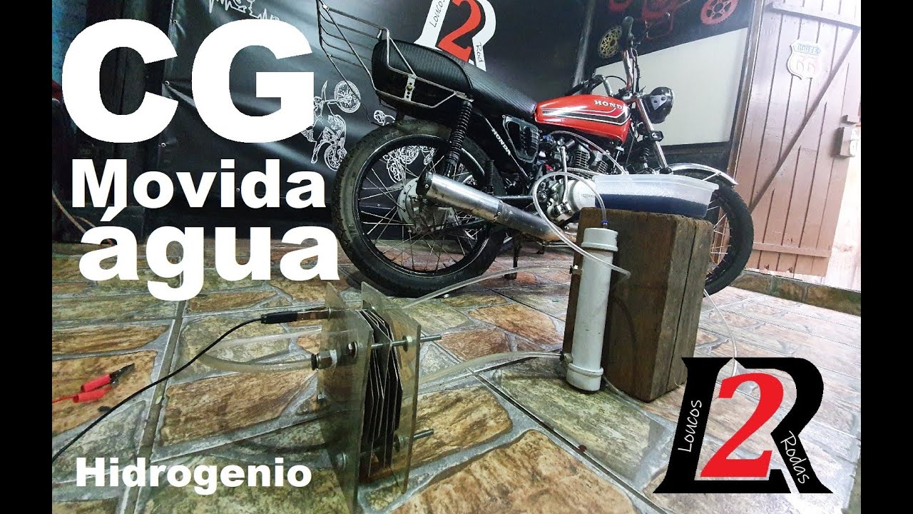 L2R !! Moto movida a a água !! Gerador de Hidrogênio Funciona ??